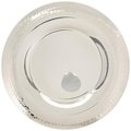 Leeber Leeber 72608 Stainless Steel Hammered Charger; Diameter & Silver - 13.5 in. 72608